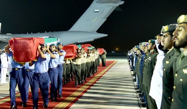 ارتفاع عدد شهداء الإمارات في مأرب إلى 52 شهيداً