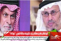 أنور قرقاش يدافع عن مستشار بن زايد دحلان ويصف عبدالله النفيسي بـ &quot; بروباغاندا &quot;