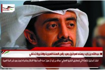 عبدالله بن زايد يهنئ اسرائيل بعيد رأس السنة العبرية والأخيرة تحتفي