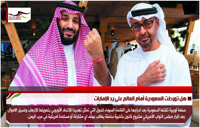 هل تورطت السعودية أمام العالم على يد الإمارات