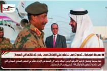 صحيفة أمريكية .. تدعو ترامب للضغط على الإمارات فيما يخص تدخلاتها في السودان