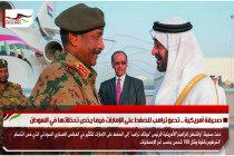 صحيفة أمريكية .. تدعو ترامب للضغط على الإمارات فيما يخص تدخلاتها في السودان