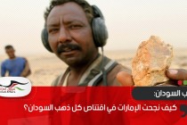 كيف نجحت الإمارات في اقتناص كل ذهب السودان؟