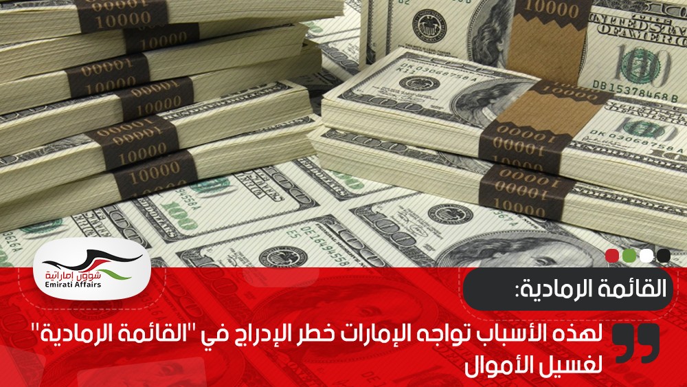 لهذه الأسباب تواجه الإمارات خطر الإدراج في "القائمة الرمادية" لغسيل الأموال