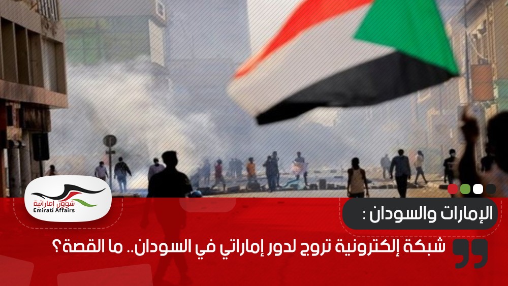 شبكة إلكترونية تروج لدور إماراتي في السودان.. ما القصة؟