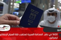 1600 في عام.. الصحافة العبرية تستغرب قلة السياح الإماراتيين لإسرائيل