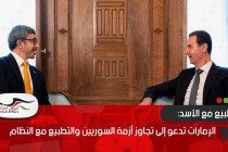 الإمارات تدعو إلى تجاوز أزمة السوريين والتطبيع مع النظام
